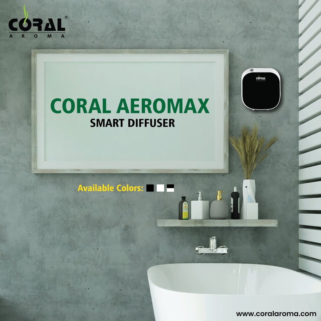 Coral Aeromax Smart Diffuser is now in 3 different Colours.

✅ Smart App Control
✅ Battery & USB Powered
✅ Compact Design
✅ Automatic Time System
✅ Colour ⬛️ ⬜️ 🔳

Buy Now: https://www.coralaroma.com/product/aero-max-diffuser-machine/

#diffuserscents #diffuser #roomscents #roomfragrance #diffusermachine #scentdiffuser #aromaoil #fragrancemachine #coralaroma #uae #dubai #bestsale #weekendsalesoffer