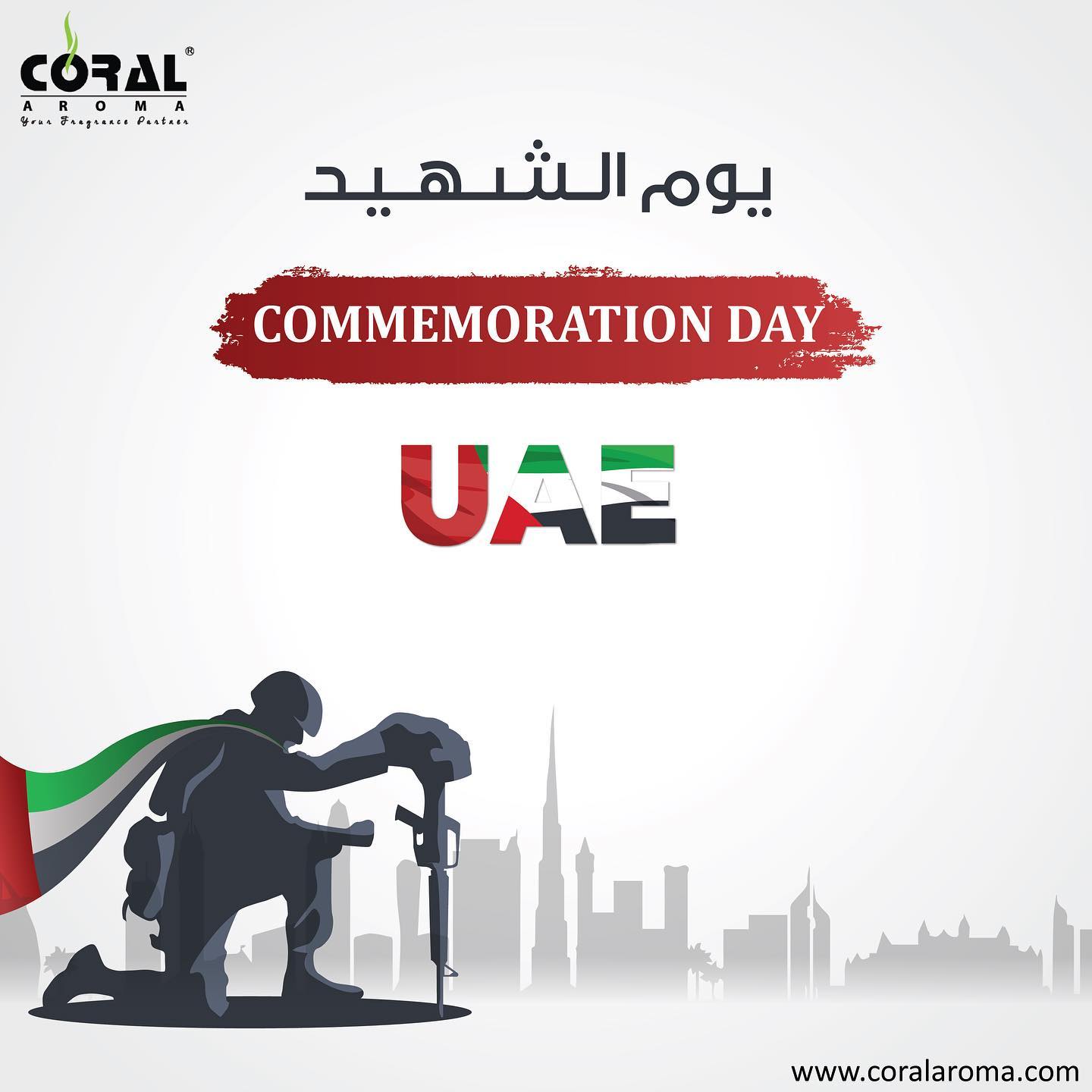 In Honor & Remembrance of the Martyrs who sacrificed their lives serving 🇦🇪….
WE SALUTE YOU❤️🇦🇪

#uaemartyrsday #commemorationday🇦🇪 #uae #coralaroma