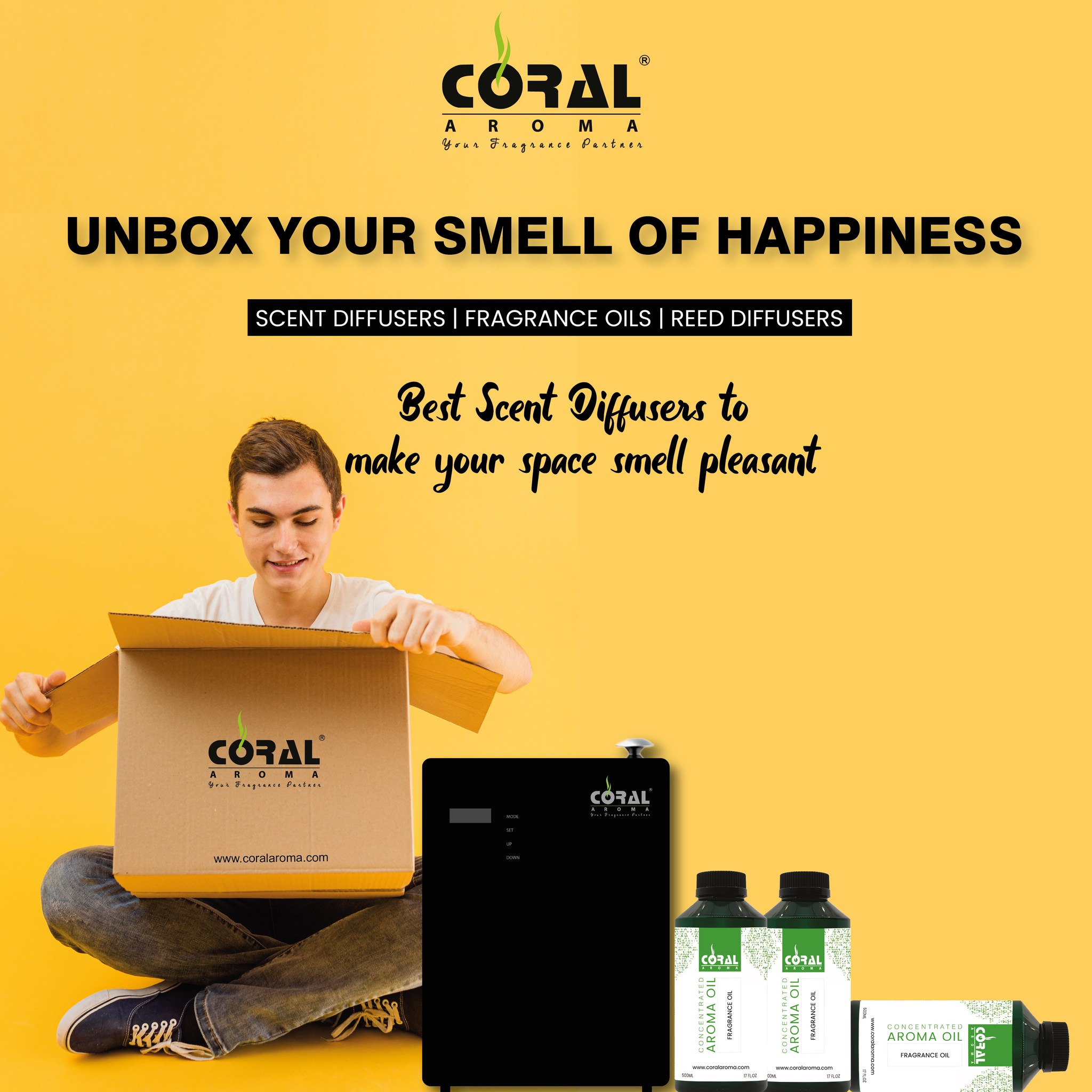 Advanced Scent Diffuser & Premium Fragrance oils for your lovely space. Head towards our website to explore more products.

SHOP NOW: https://www.coralaroma.com/

#scentdiffuser #fragranceoil #coralaroma #uae