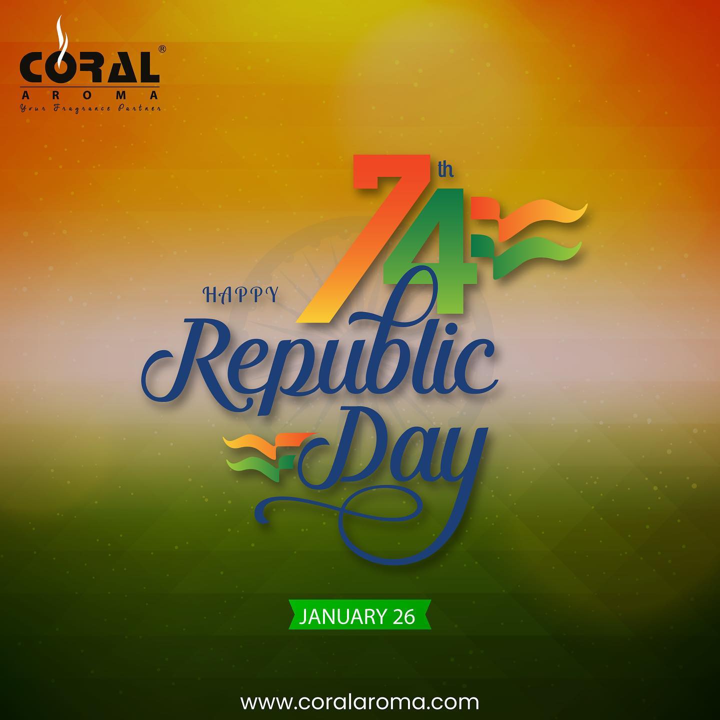 Happy 74th Indian Republic Day🇮🇳💙

#republicday2023 #india #coralaroma #uae #dubai