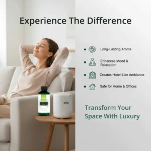 Experience the difference, Aroma Oil Benefits - Long Lasting, Ideal for Homes & Offices, Enhance Relaxation, Create hotel like ambiance