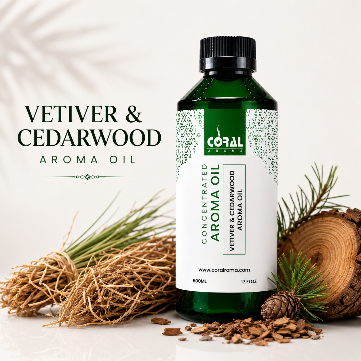 Vetiver And Cedarwood Aroma Oil