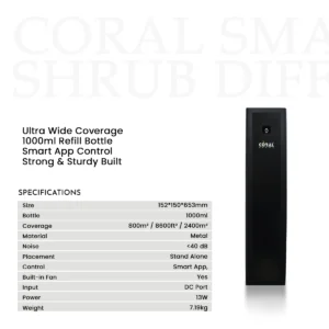 Shrub Diffuser Specs