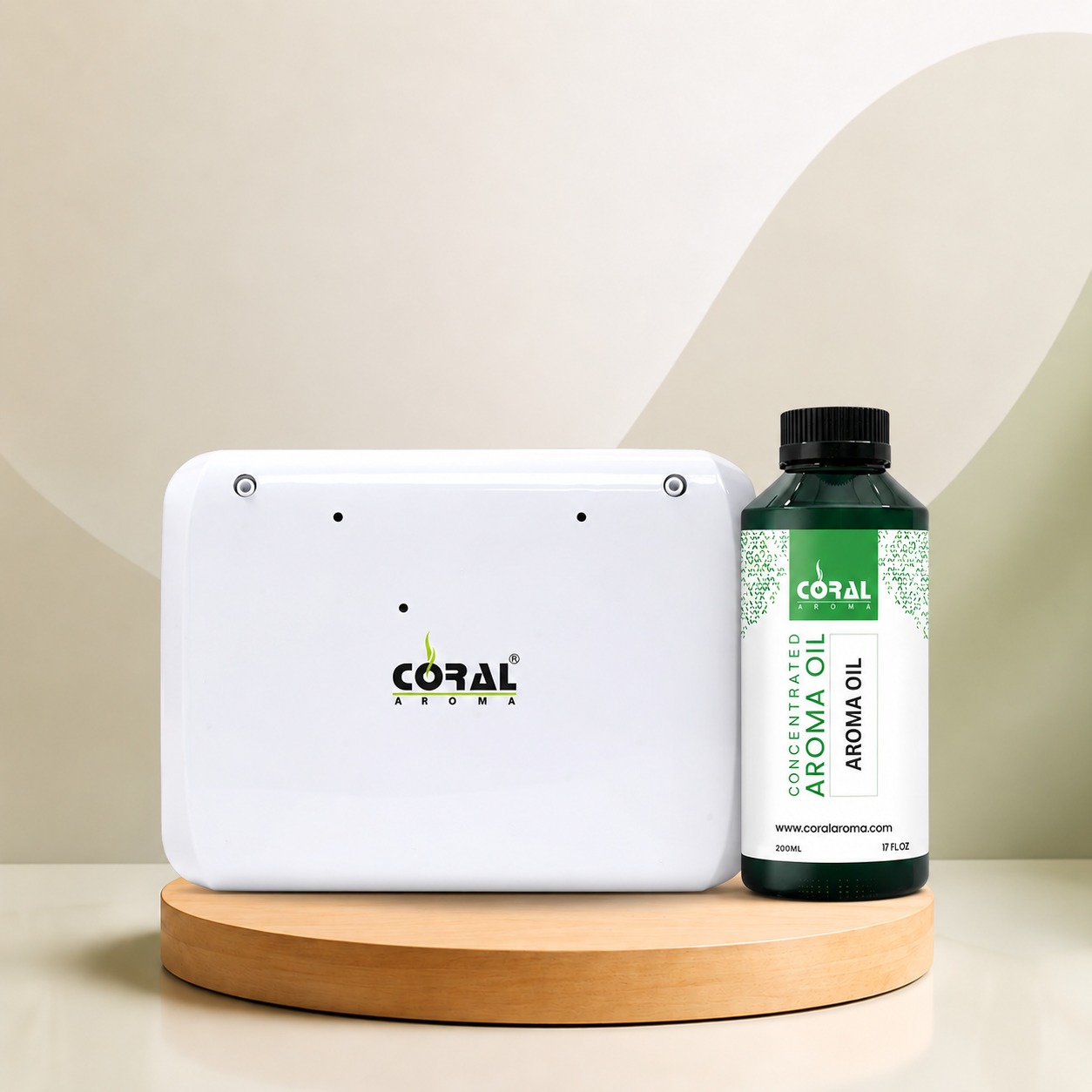 Coral Aroma Multi Scent Diffuser Machine + 200ml Aroma Oil