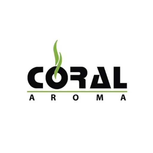 CORAL AROMA WHITE LOGO