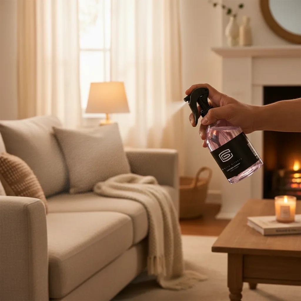 White Silence Room Spray Lifestyle