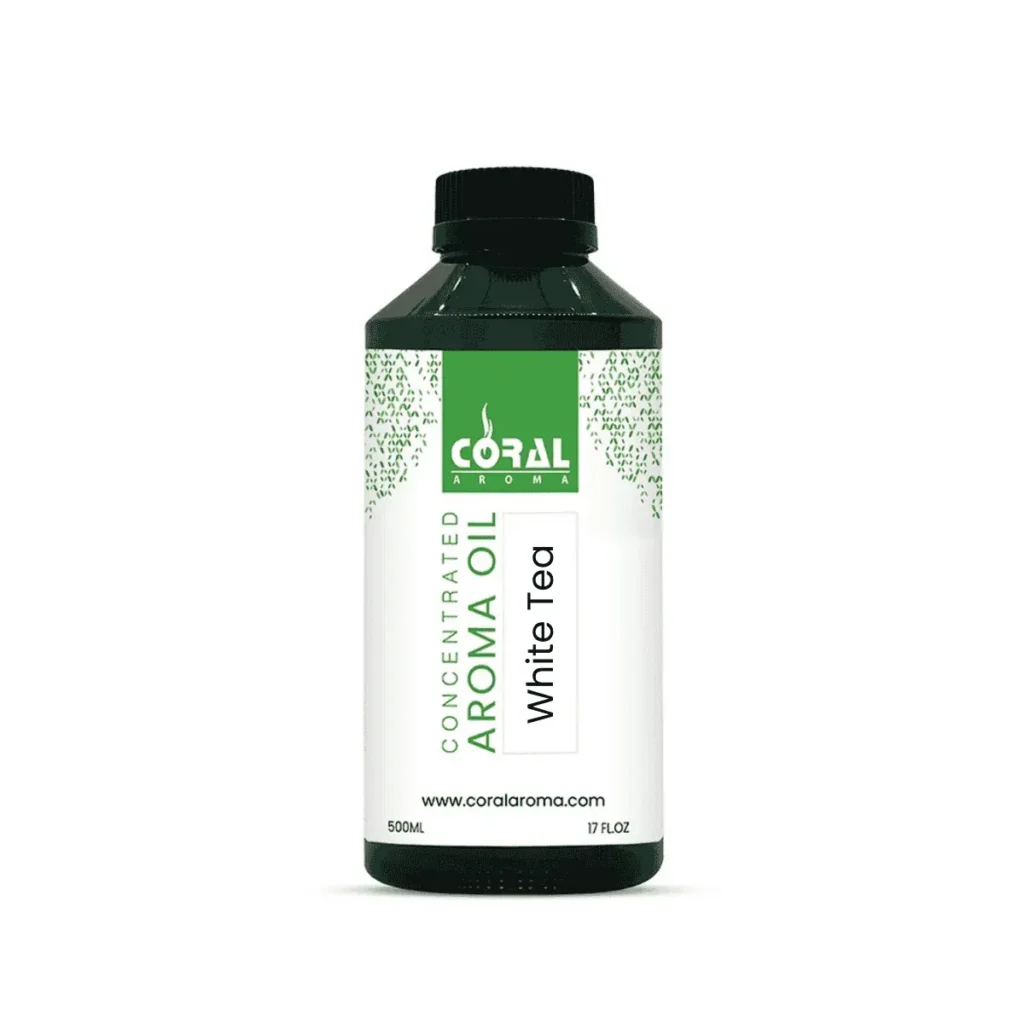 Coral Aroma White Tea Aroma Oil for diffuser 500ml bottle with soft, long-lasting room fragrance