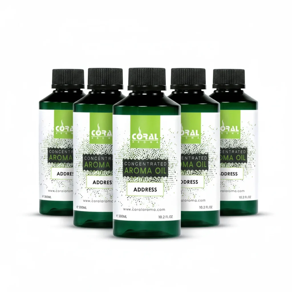 5 x 300ml Address Aroma oils in a bundle