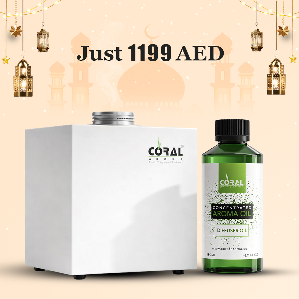 360 Smart Diffuser + 500ml Aroma Oil