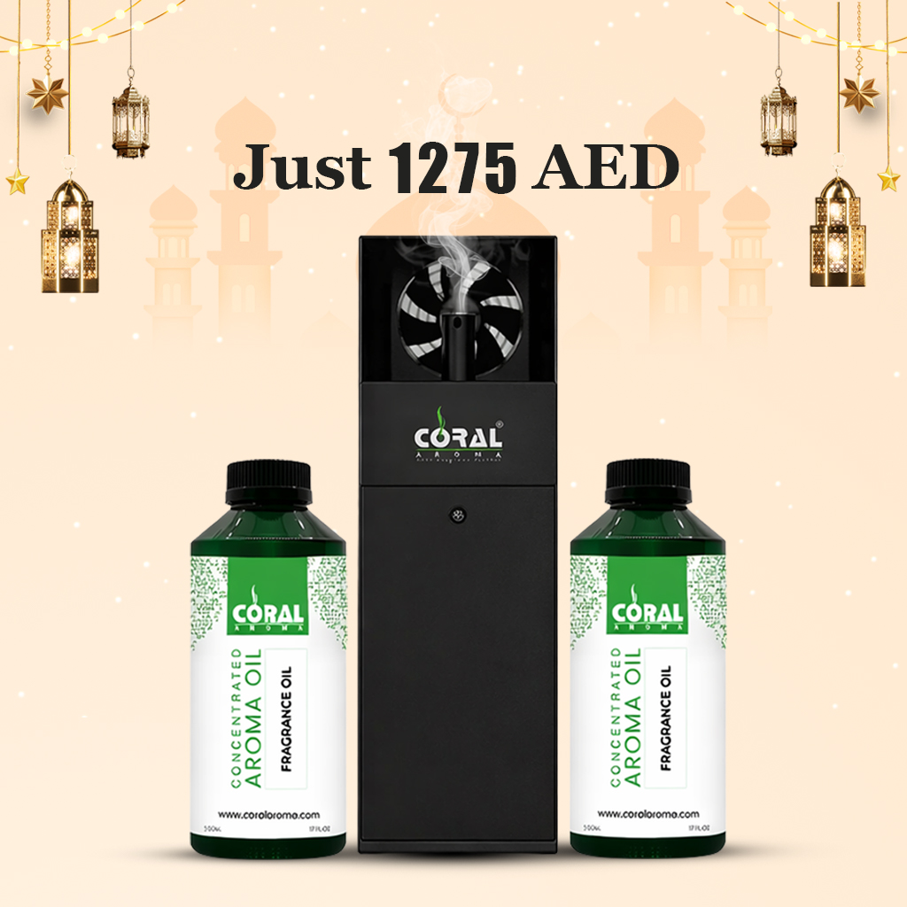 Scent Box Fan Diffuser + 1000ml Aroma OIl