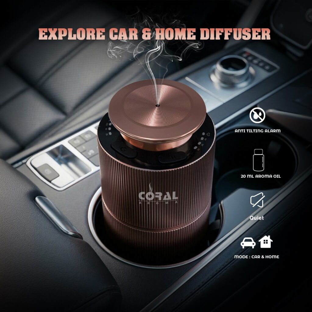 Car and home aroma diffuser