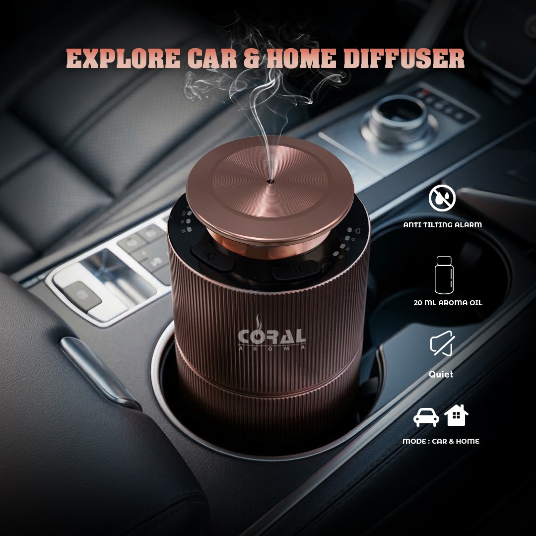 Explore Car Diffuser with 20ml Aroma Oil