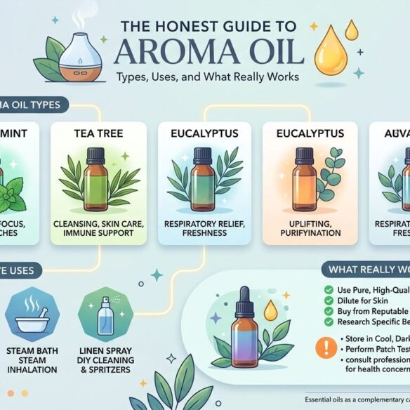 The Honest Guide to Aroma Oil: Types, Uses, and What Really Works