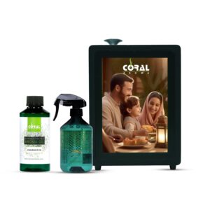 Coral Reflect Smart Aroma Combo - Diffuser Machine + 300ml Aroma Oil (Selectable) + Home Fragrance Spray