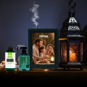 Coral Reflect Smart Aroma Combo - Diffuser Machine + 300ml Aroma Oil (Selectable) + Home Fragrance Spray