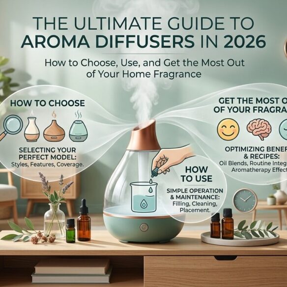 The Main Types of Aroma Diffusers ExplainedThe Ultimate Guide to Aroma Diffusers in 2026: How to Choose, Use, and Get the Most Out of Your Home Fragrance