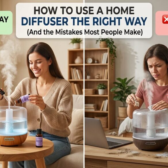 How to Use a Home Scent Diffuser the Right Way (And the Mistakes Most People Make)