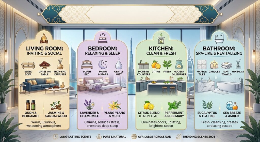 best aroma oils for home UAE 2026