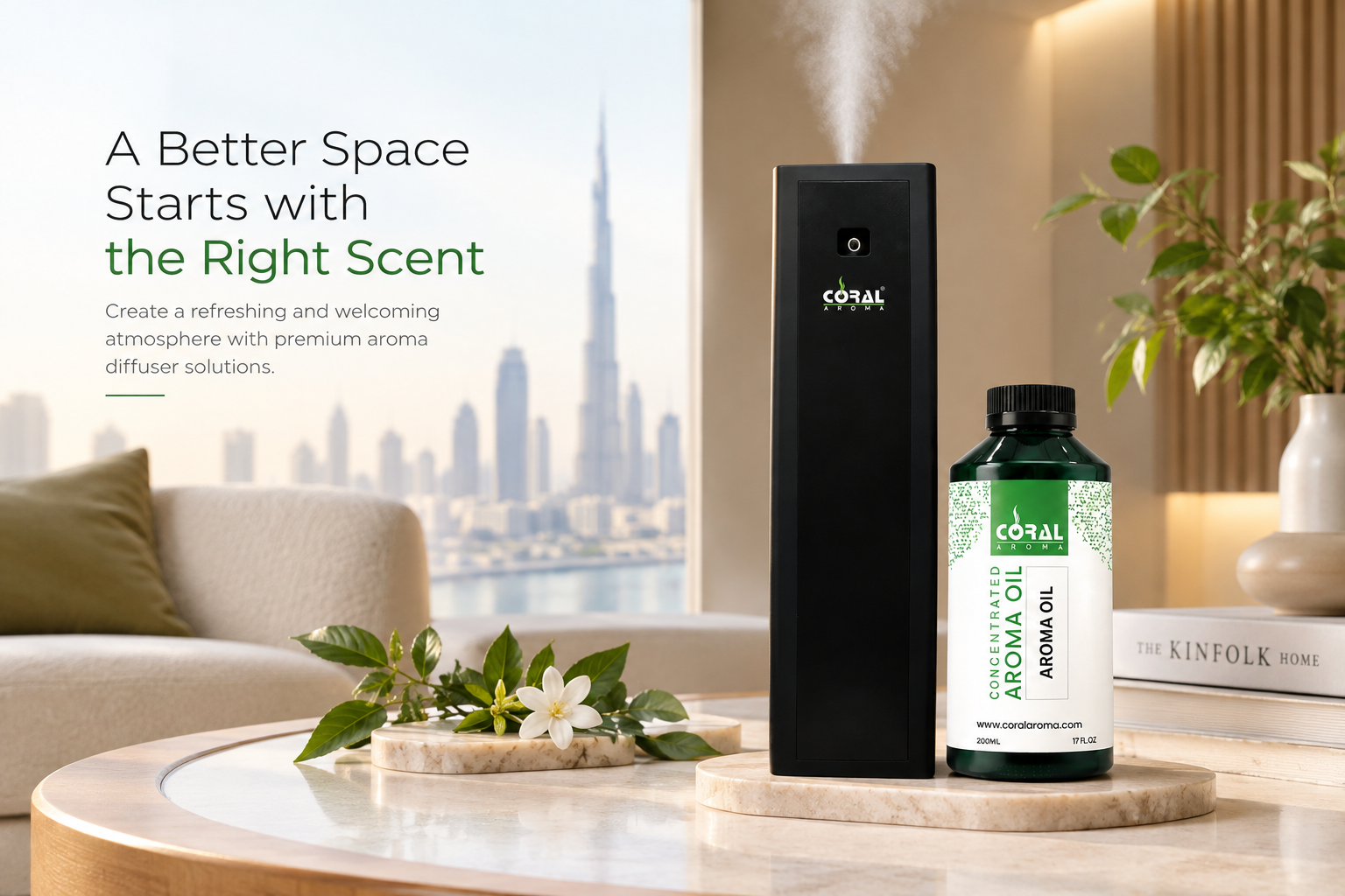 coral aroma diffuser